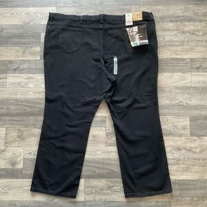 56x30 NWT Lee Big & Tall Regular Fit Jeans Men’s Black Straight Leg 210-9208